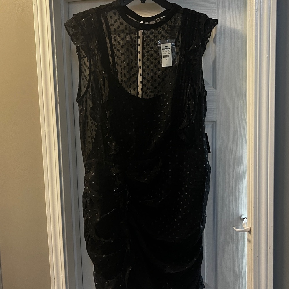 Express Black Sleeveless Dress